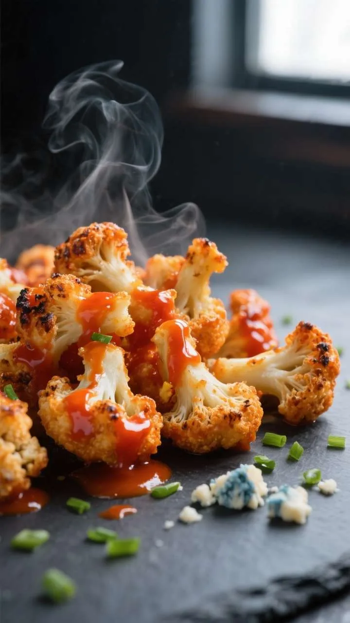 Crispy Air Fryer Buffalo Cauliflower Recipe