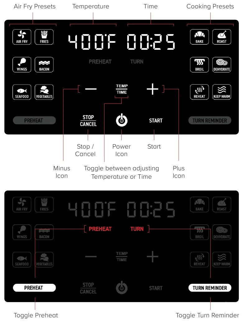 Air Fryer Temperature Range