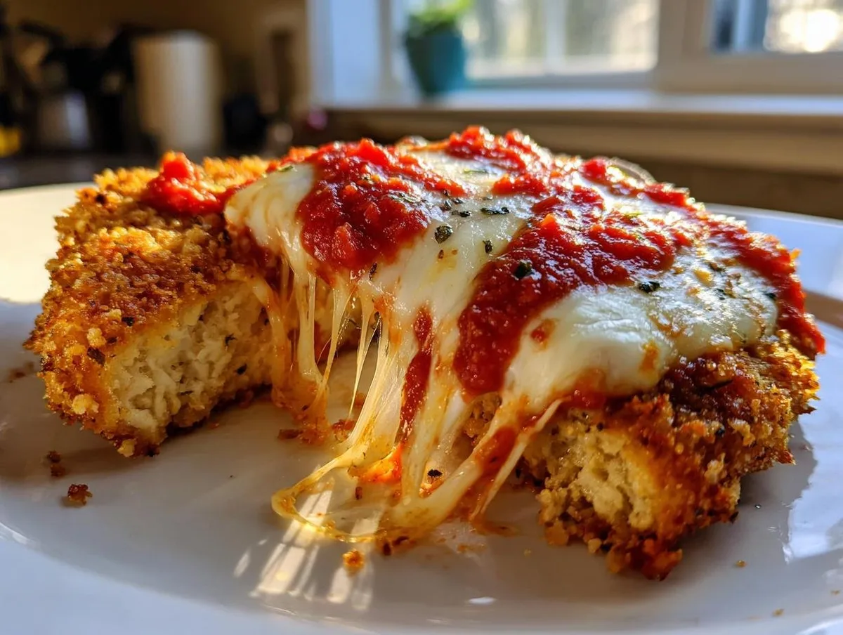 Chicken Parmesan Cross Section