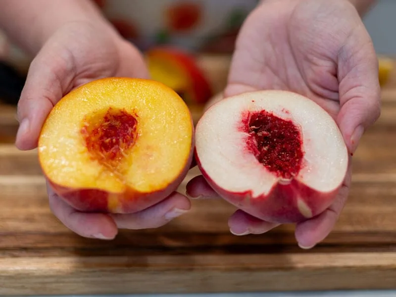 Fresh peaches