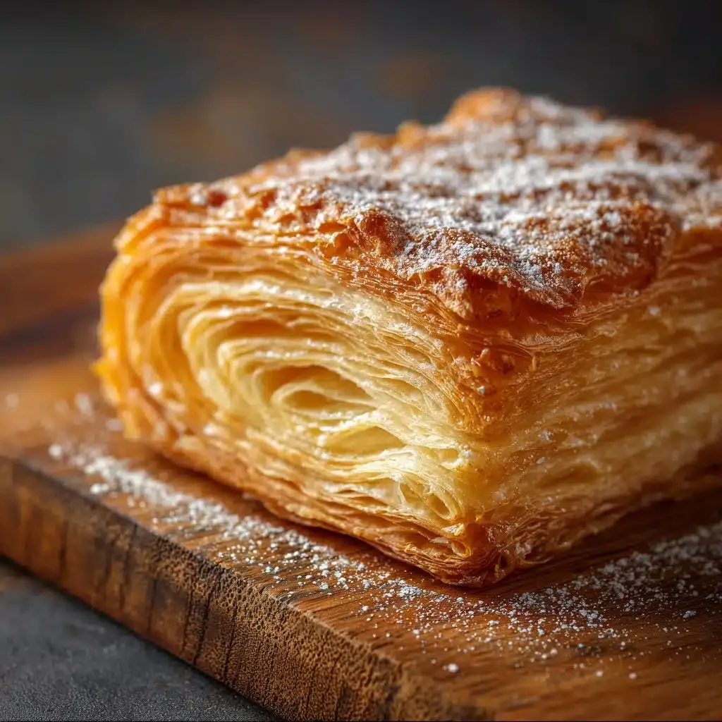 laminated dough structure