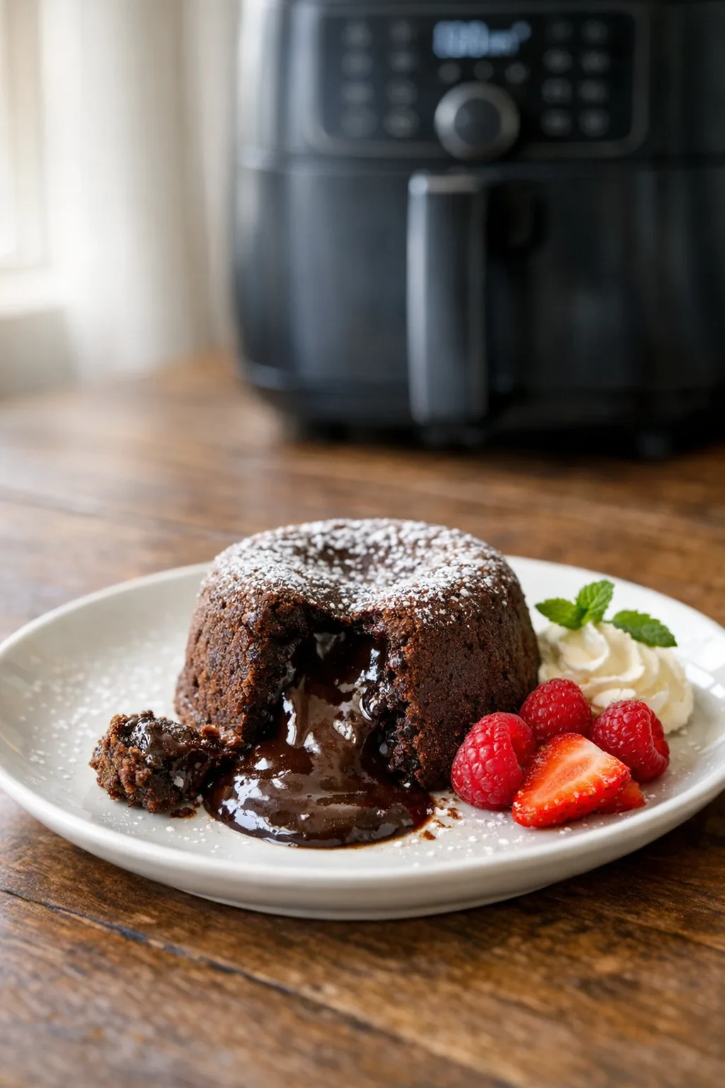 Lava cakes (molten center)